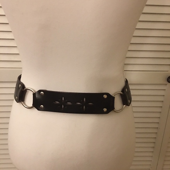 Hipwear Italian Leather Belt Size M Dark Brown - Picture 5 of 8